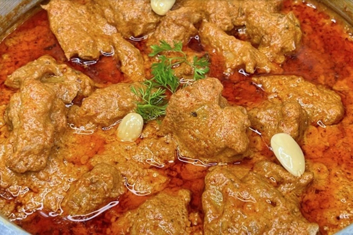 لحم ضأن بادامي كورما - شخص واحد