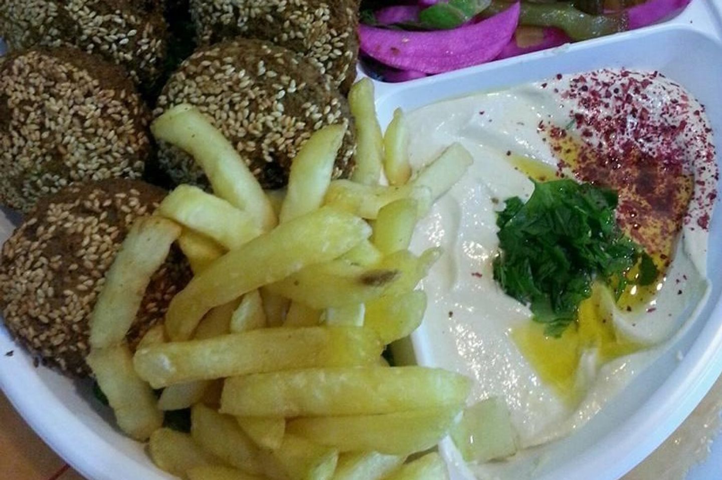 صحن فلافل مشكل - صحن فلافل مشكل-صغير