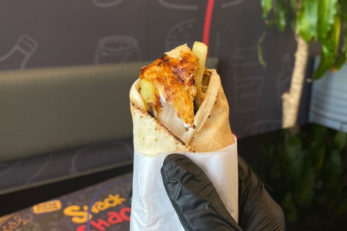شاورما صغير - خبز صاج