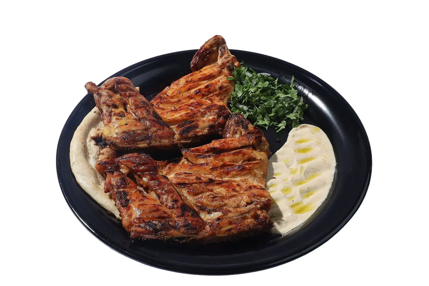 Plain Chicken On Charcoal - Half Pcs