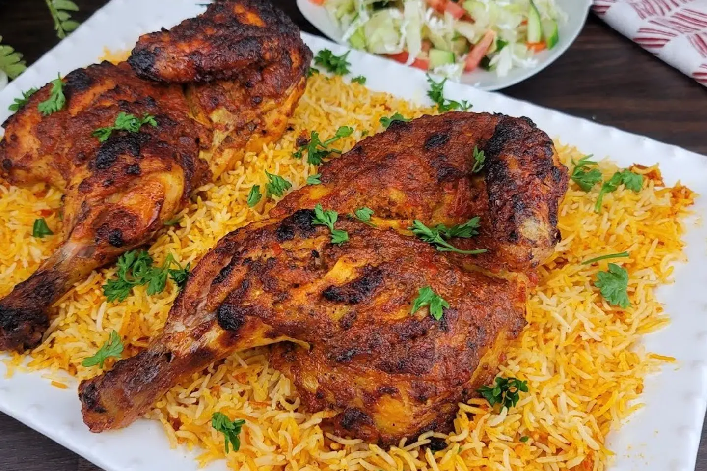 Chicken On Charcoal With Rice - Chicken Grain On Charcoal With Rice