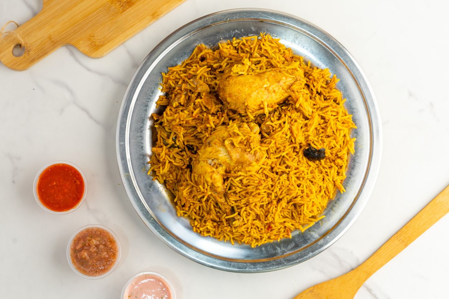 Madghot Chicken With Rice - One Chicken With Rice