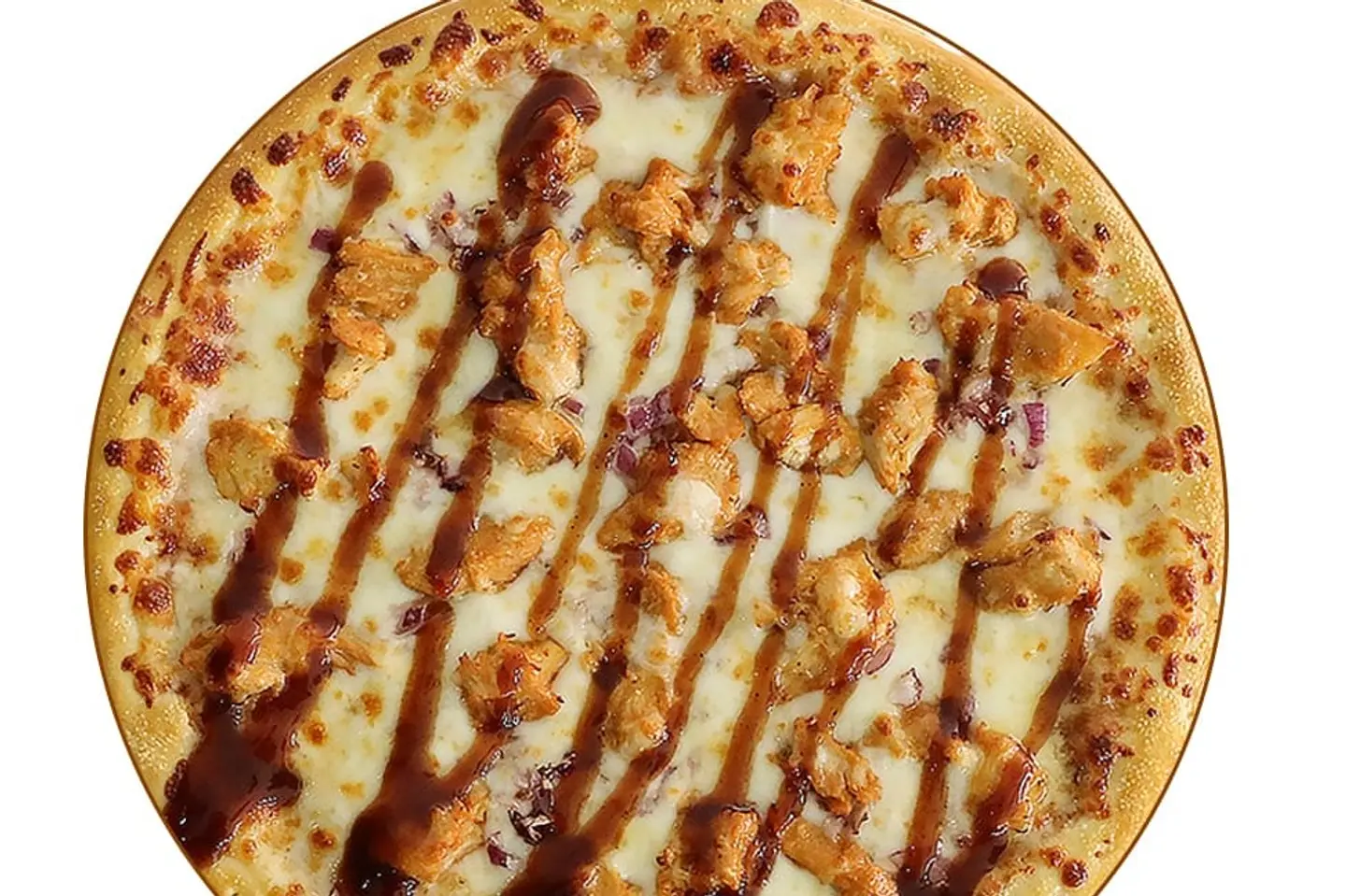 بيتزا دجاج باربيكيو - وسط