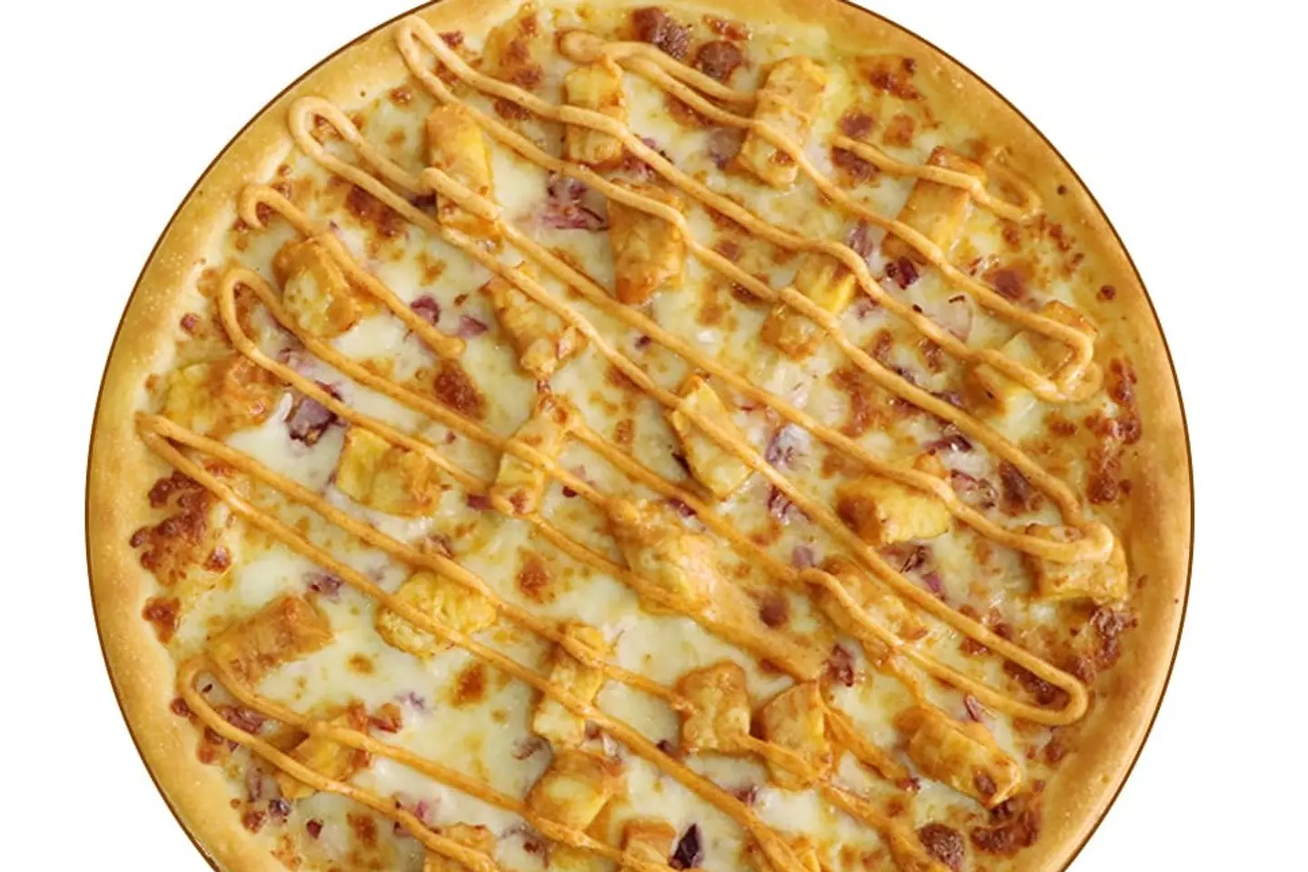 بيتزا دجاج بافلو - وسط