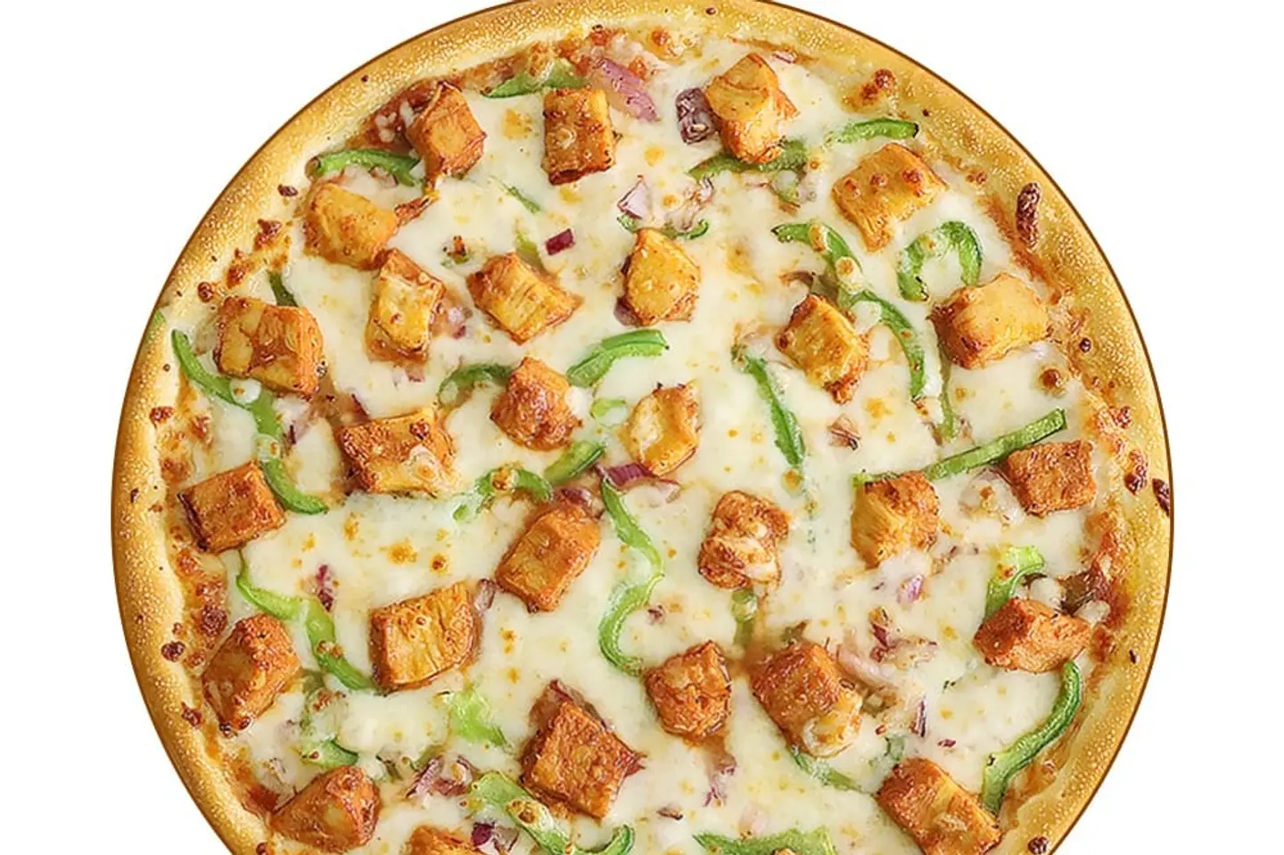 بيتزا دجاج تندوري - وسط