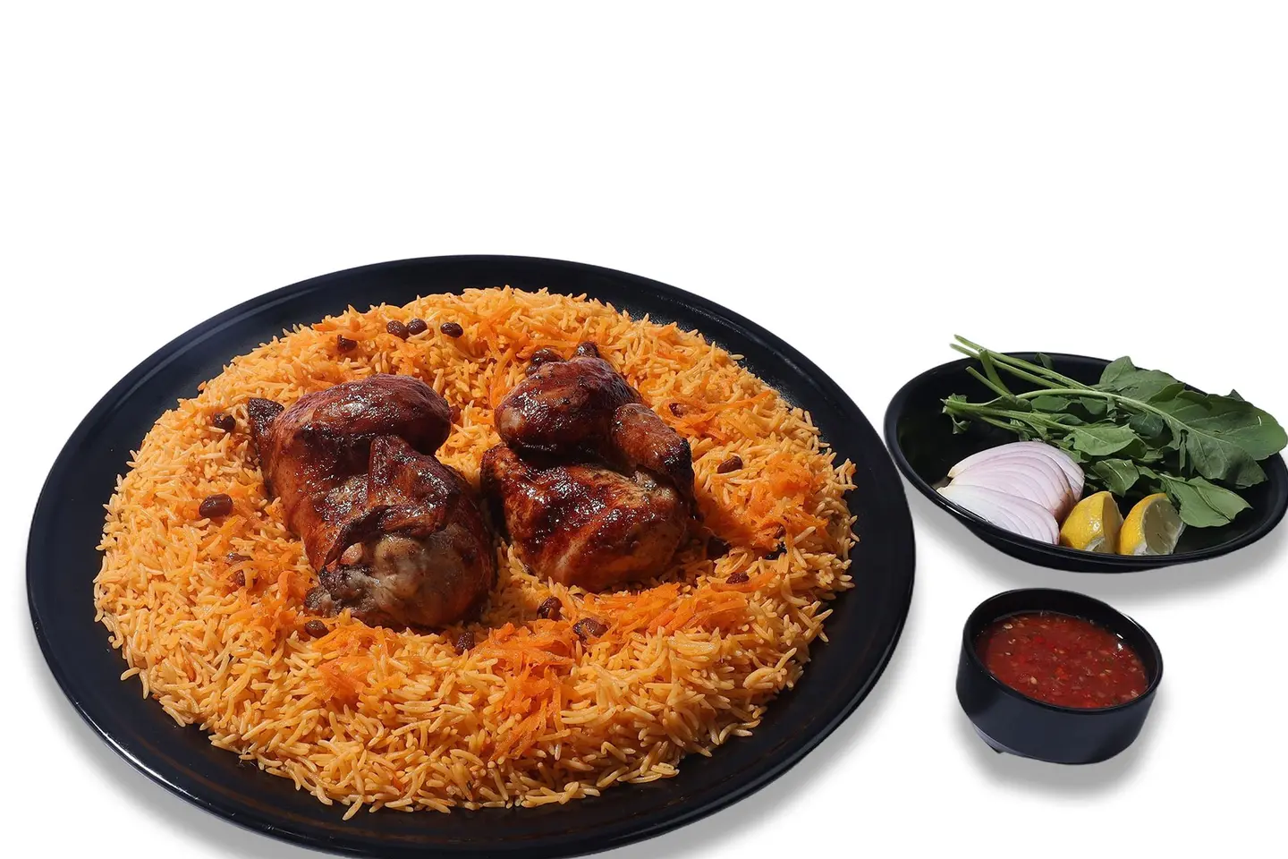 Chicken Shwaya With Bukhari Rice - Half Chicken