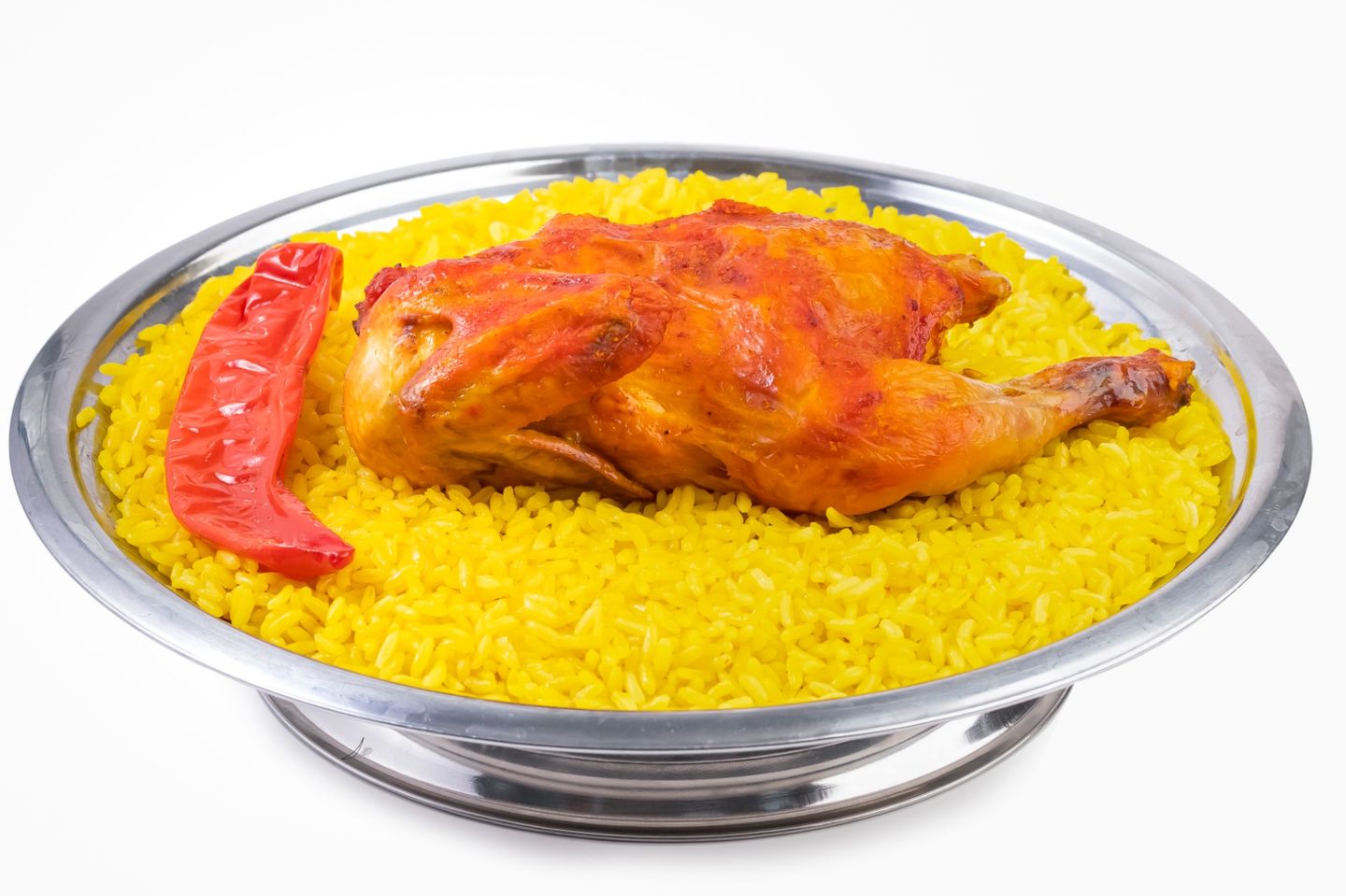 Half Mandi Chicken - Mandi Rice