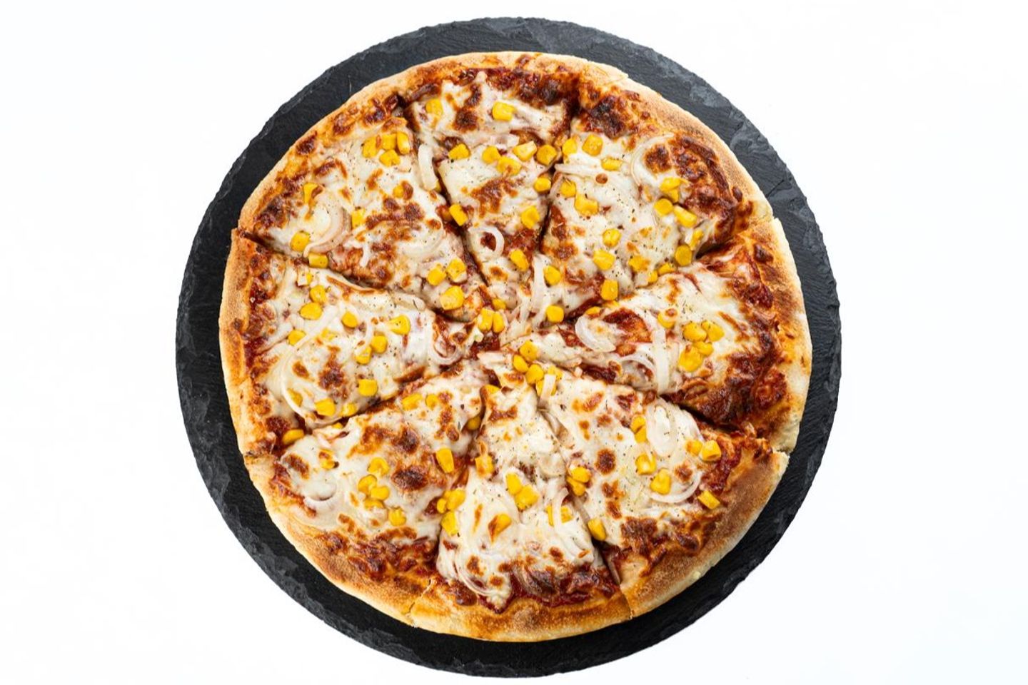 Cheese Pizza With Onions And Corn - Small