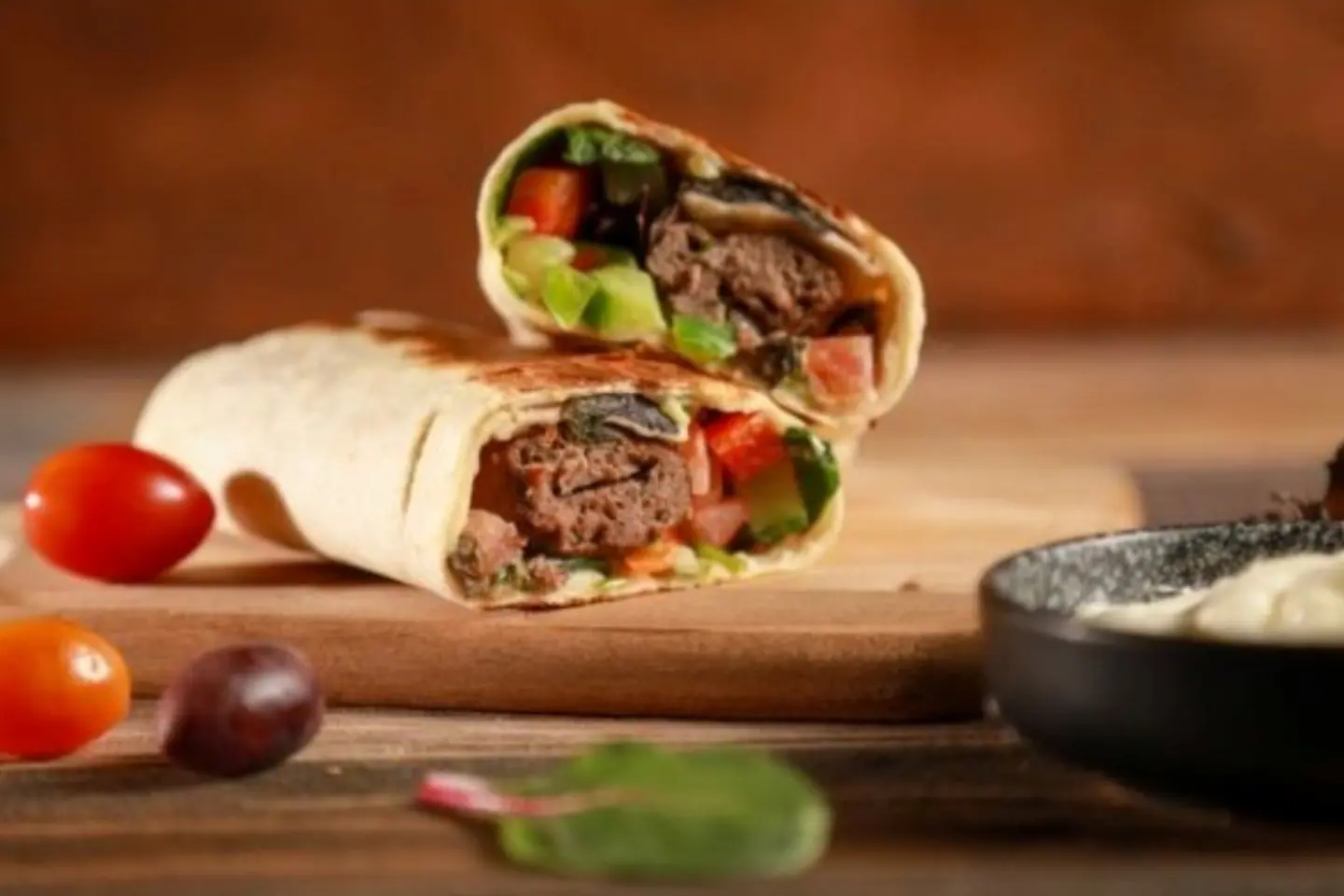 كباب لحم ساندوتش - حار