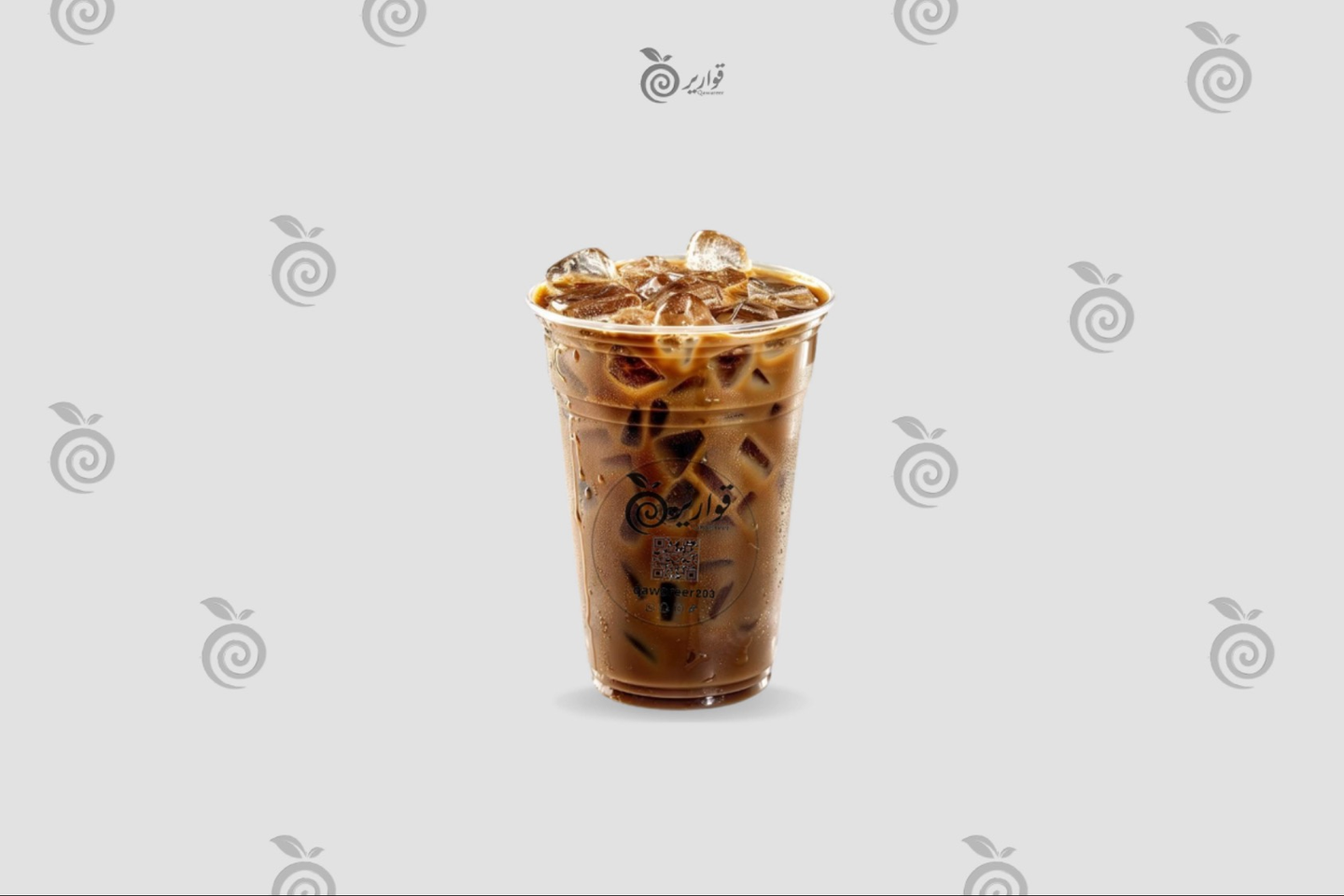 ايس سبانش لاتيه - كوب وسط