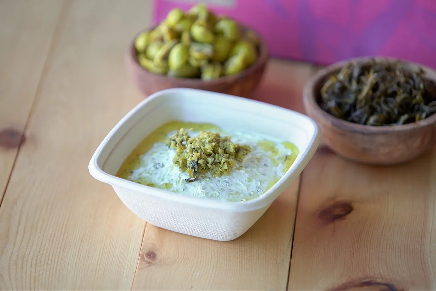 Labneh With Olives And Thyme - 250 Gram