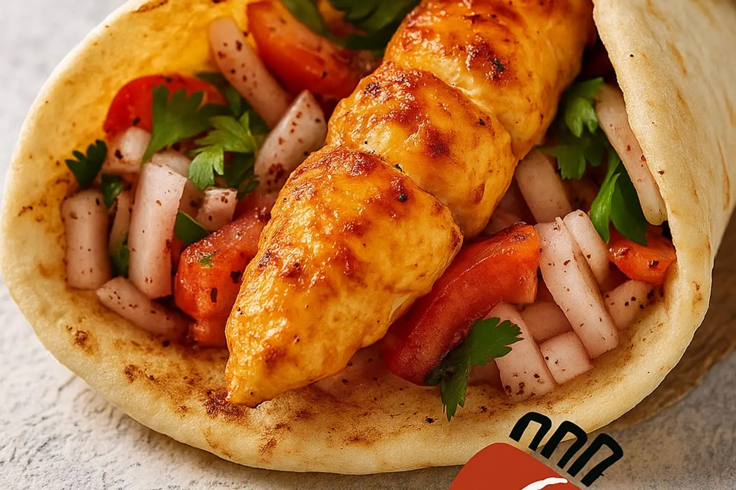 Chicken Kebab Sandwich - Chicken Kebab Sandwich