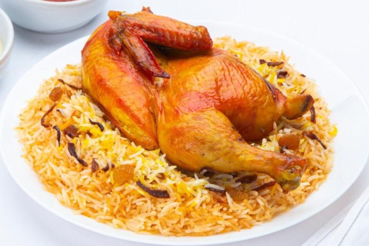 نص دجاج مندي - نص دجاج مندي سادة