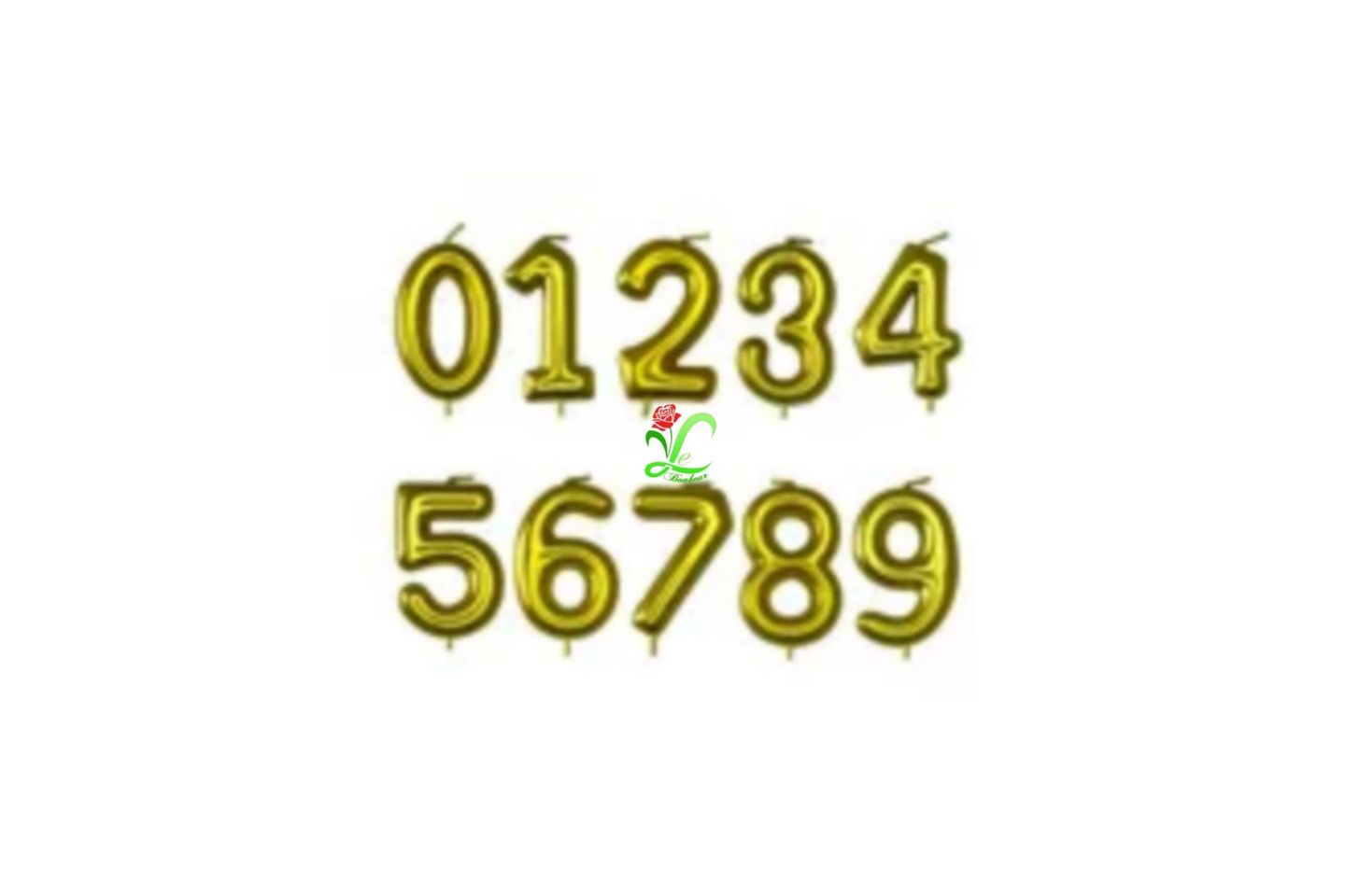 Number Candle - Gold 2