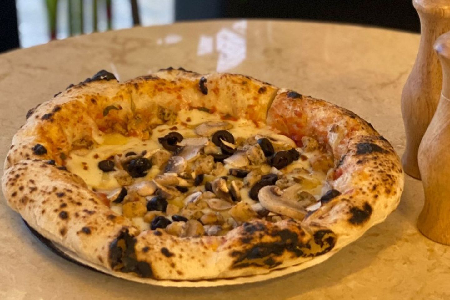 Chicken Pizza With Mushroom - Chicken Pizza With Mushroom S