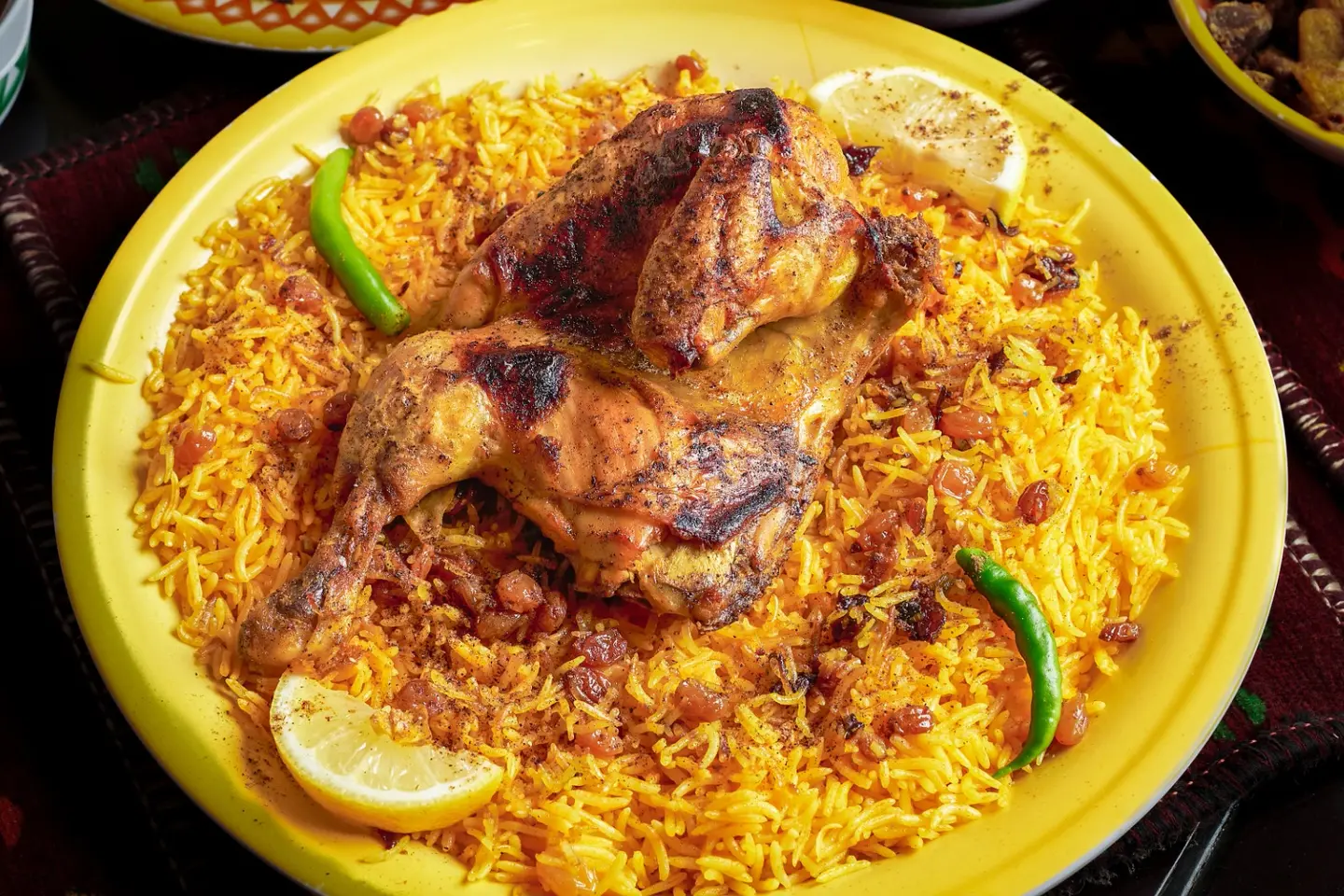 كبسة حايلية دجاج - ربع دجاجة