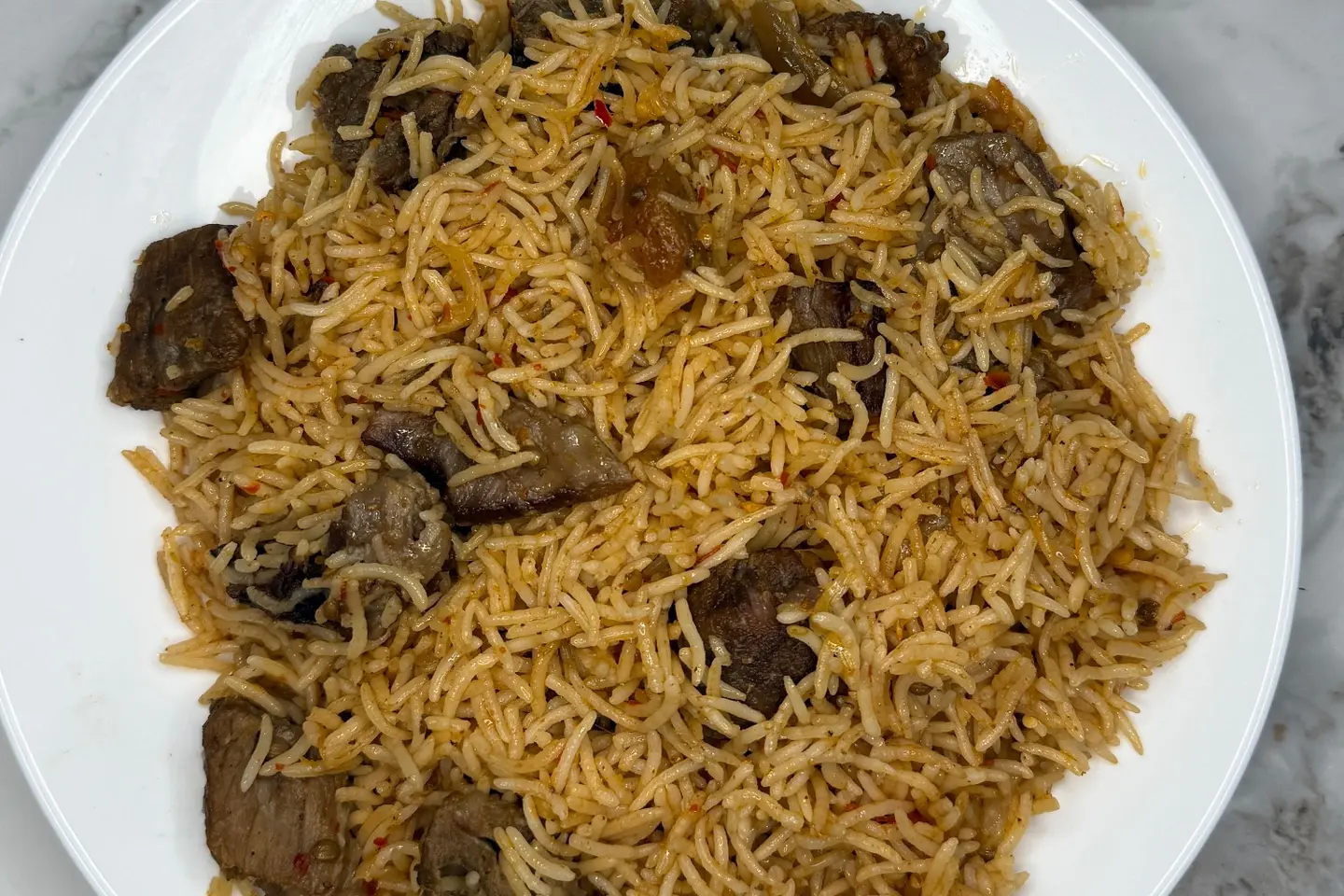 Bannu Beef Pulao - Half