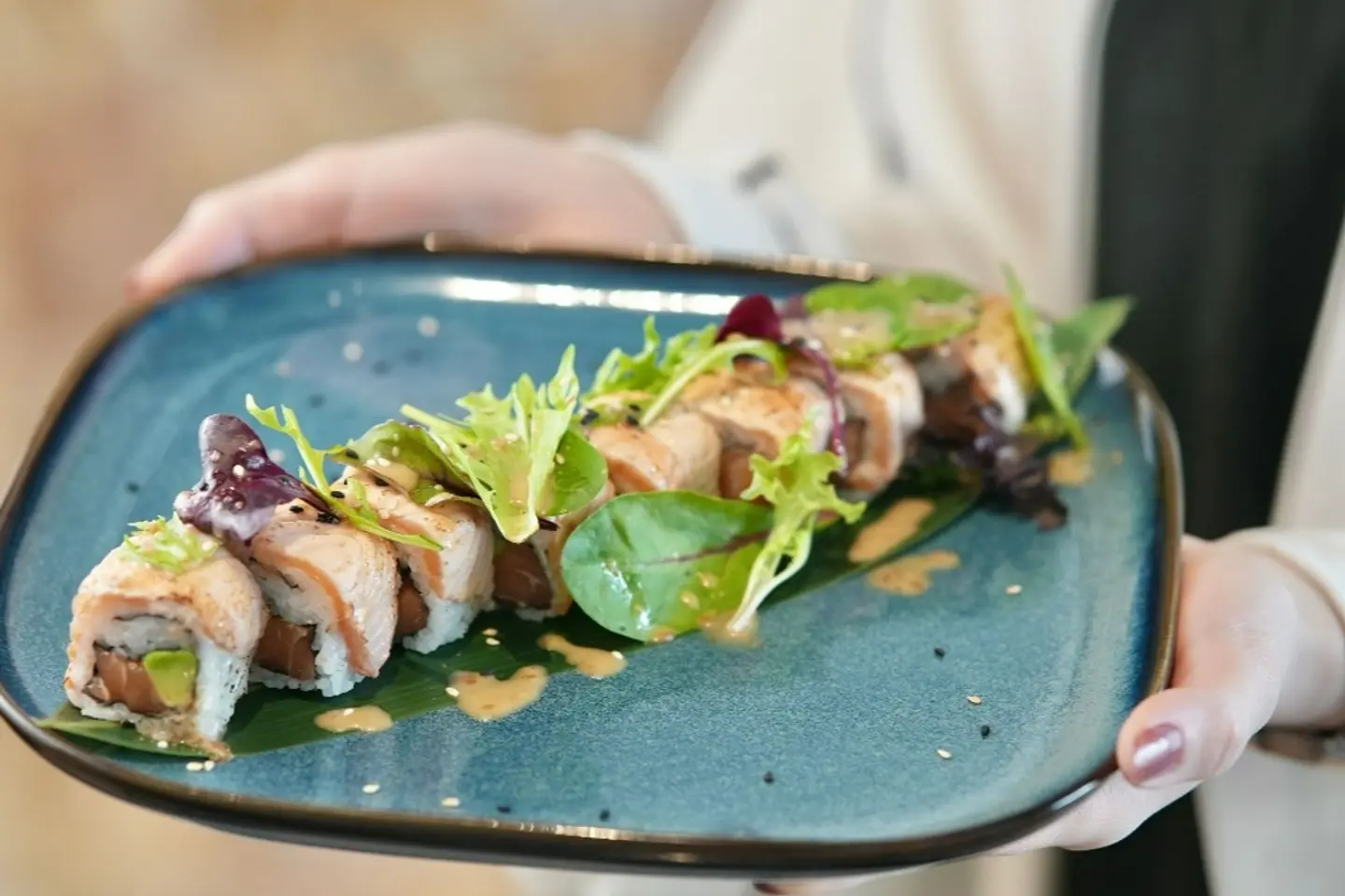 Yamato Roll Fried With Flame - Four Pieces