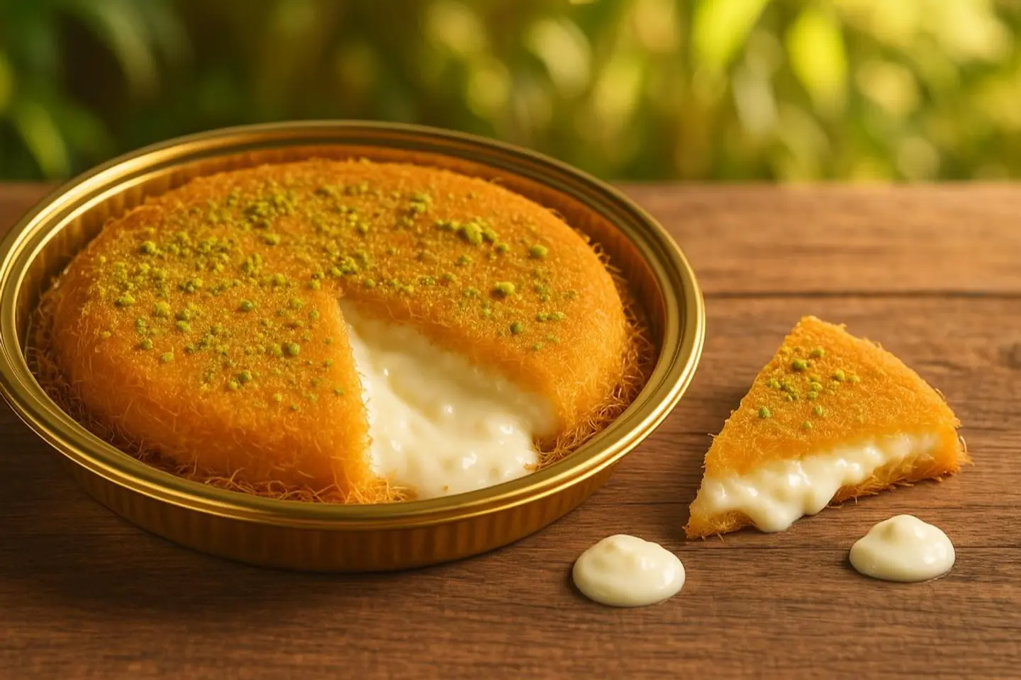 كنافة محشية قشطة - صغير
