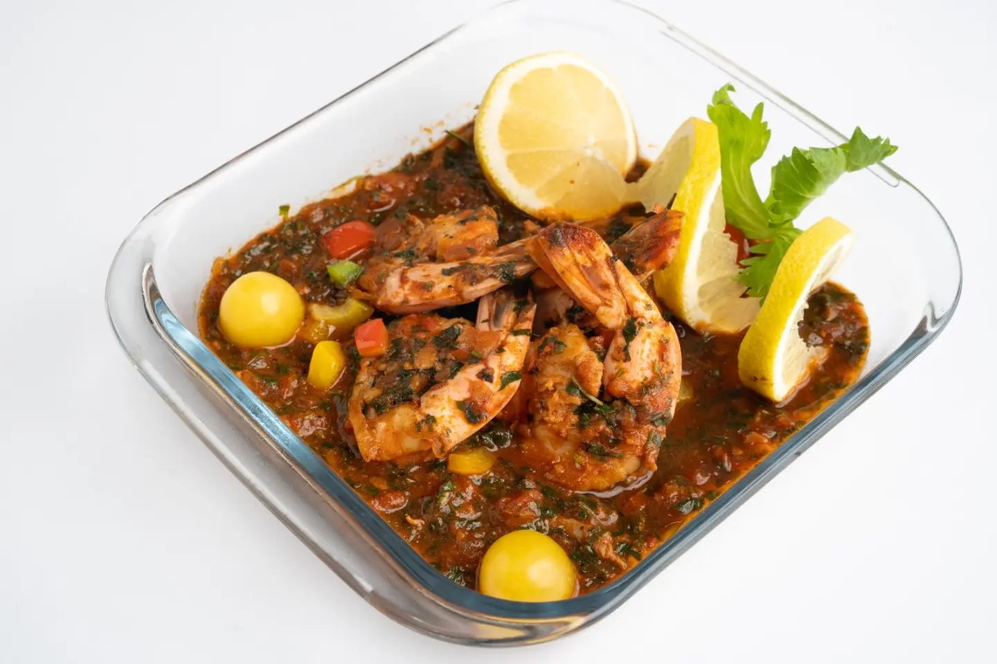 Shrimp Professional With Vegetabal - 1 Person Three Pieces