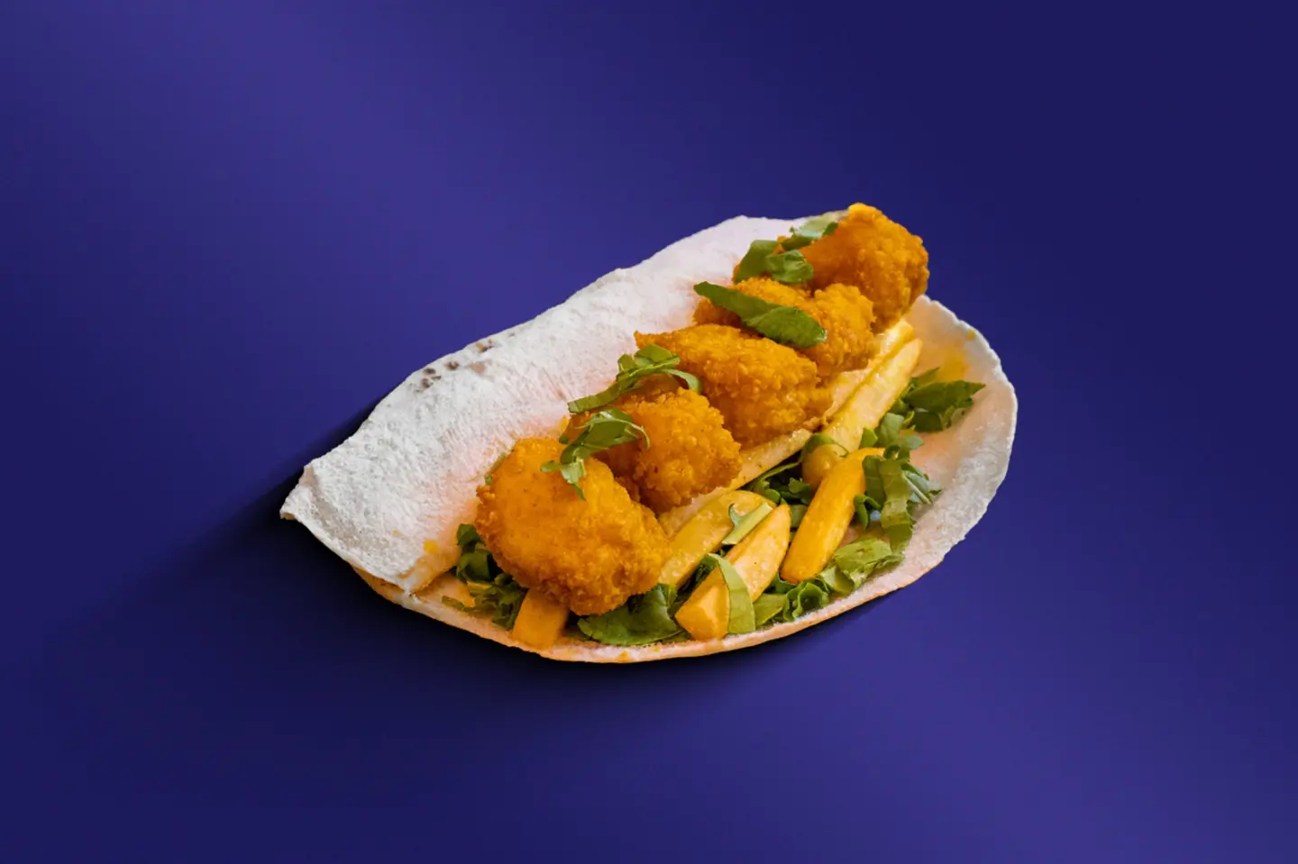 ساندويتش سمك فيليه مقلي - عادي