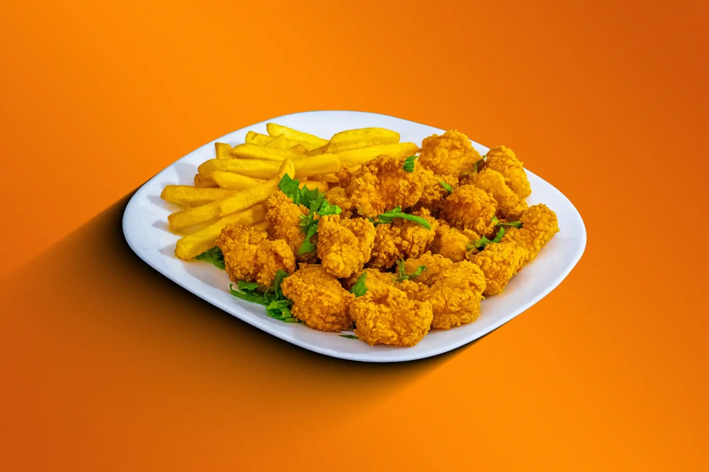 صحن سمك فيليه مقلي - صغير