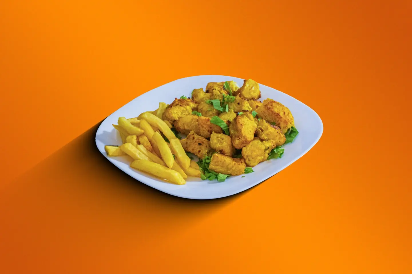 صحن سمك فيليه مشوي - صغير