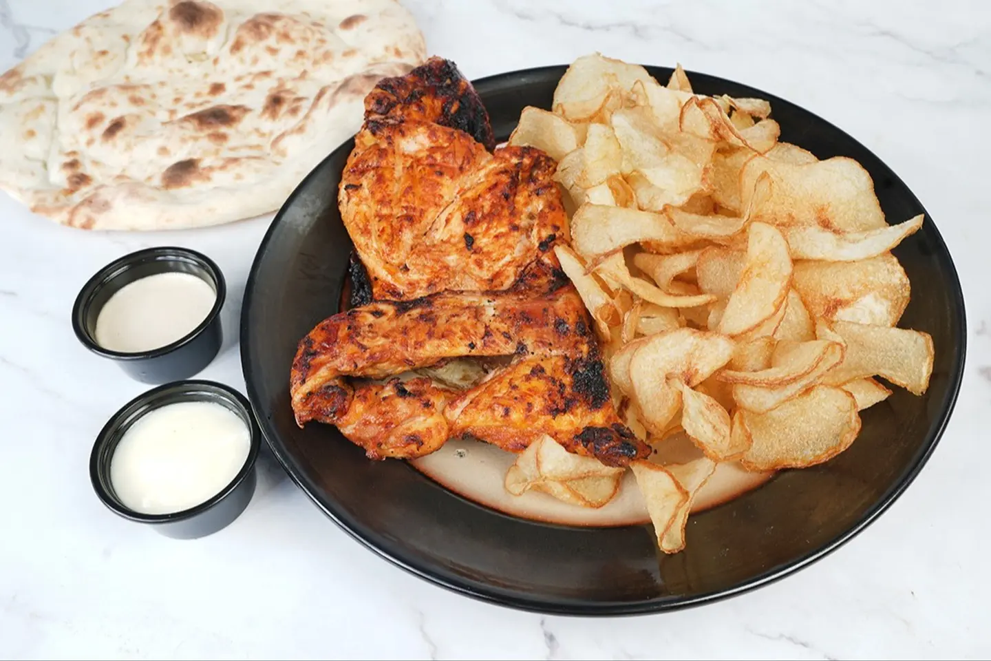 Chicken With Fries - Chicken On Shwaya