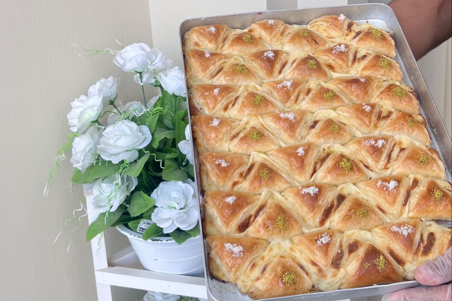 بقلاوة بالقشطة - كيلو