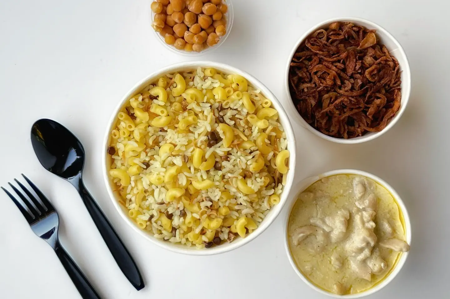 Kushari Kreamh With Chicken - Large