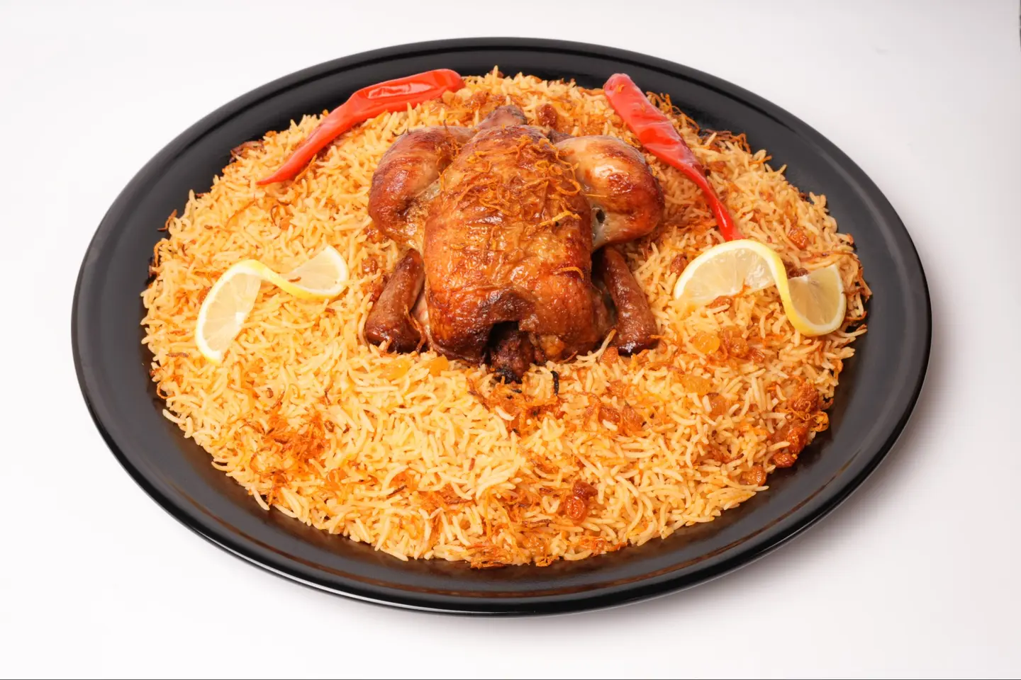 Grilled Chicken With Rice - Half A Chicken