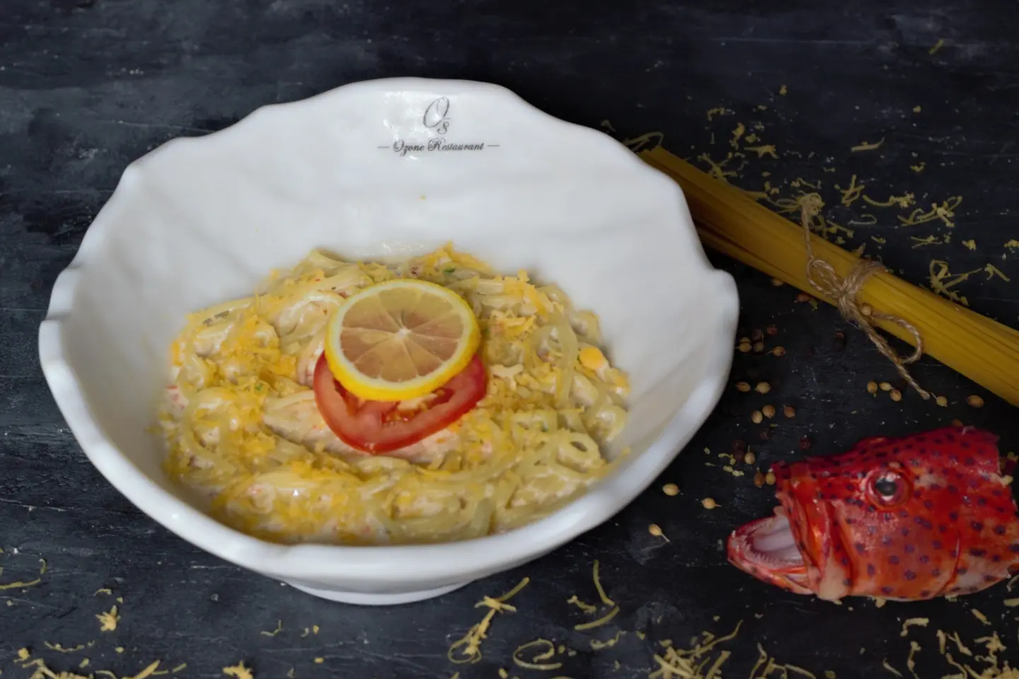 White Sauce Fish Pasta - Small