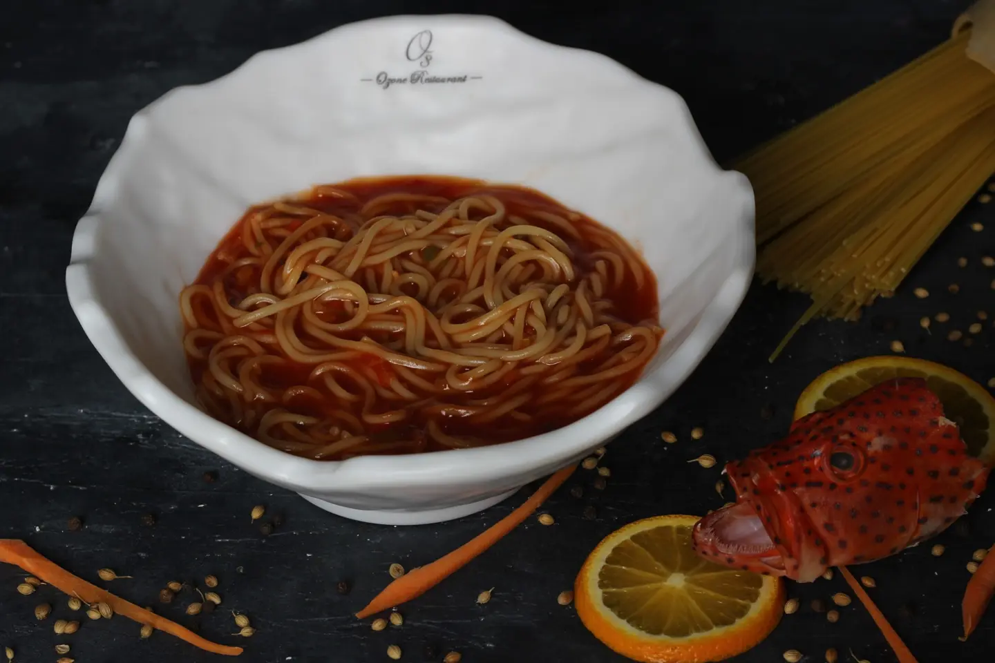 Italian Spaghetti With Fish - Small