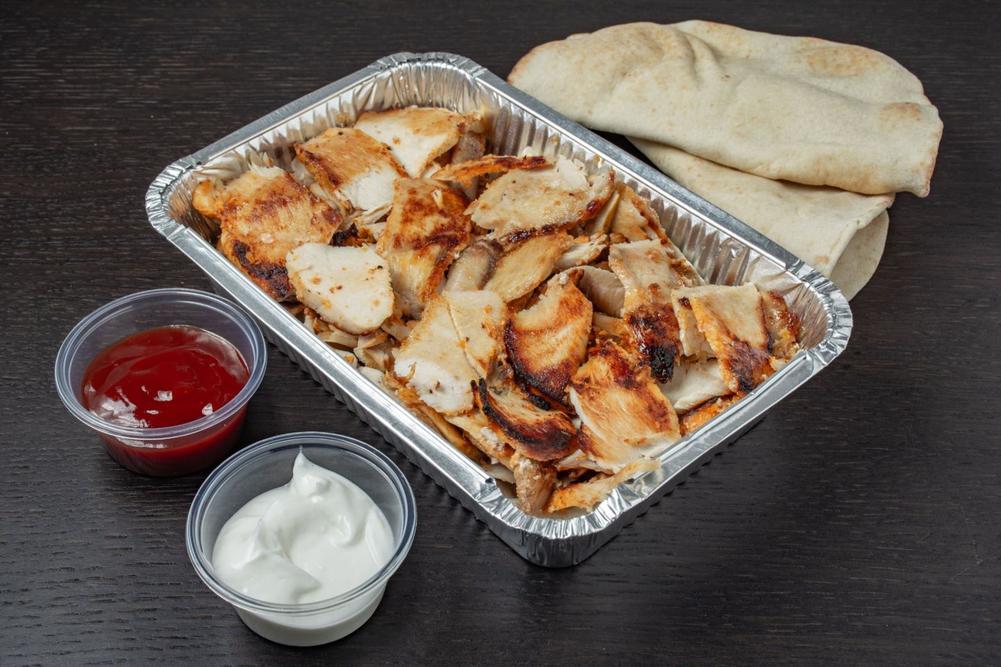 Shawarma Plate - Quarter Kilo Of Shawarma
