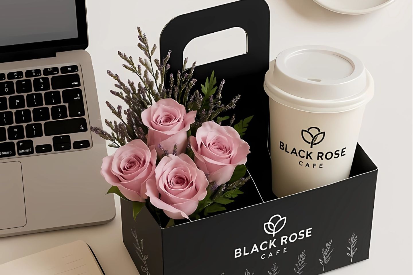 Espresso With Small Rose Holder - Small
