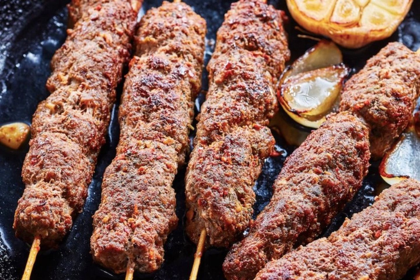 Kebab Beef Plate - Half Kilo 5 Skewers