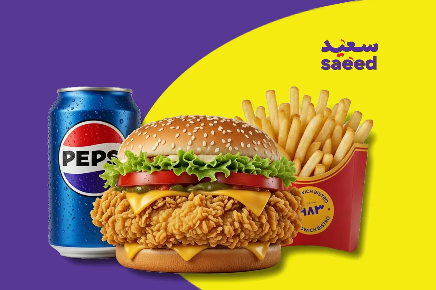 Mega Zinger Burger - Sandwich