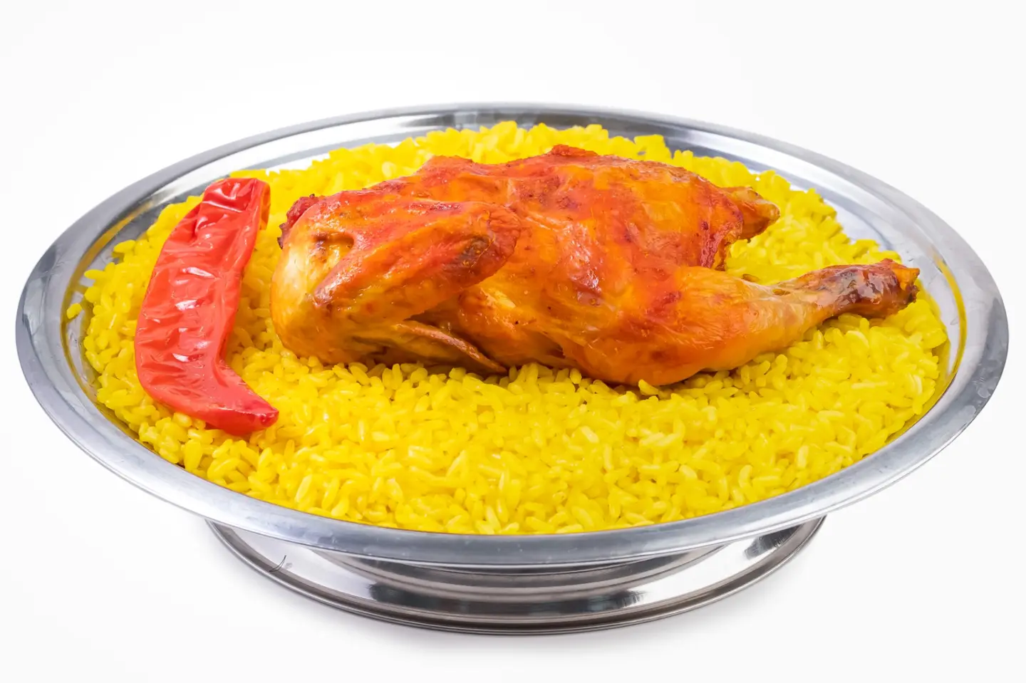 Whole Mandi Chicken - Mandi Rice