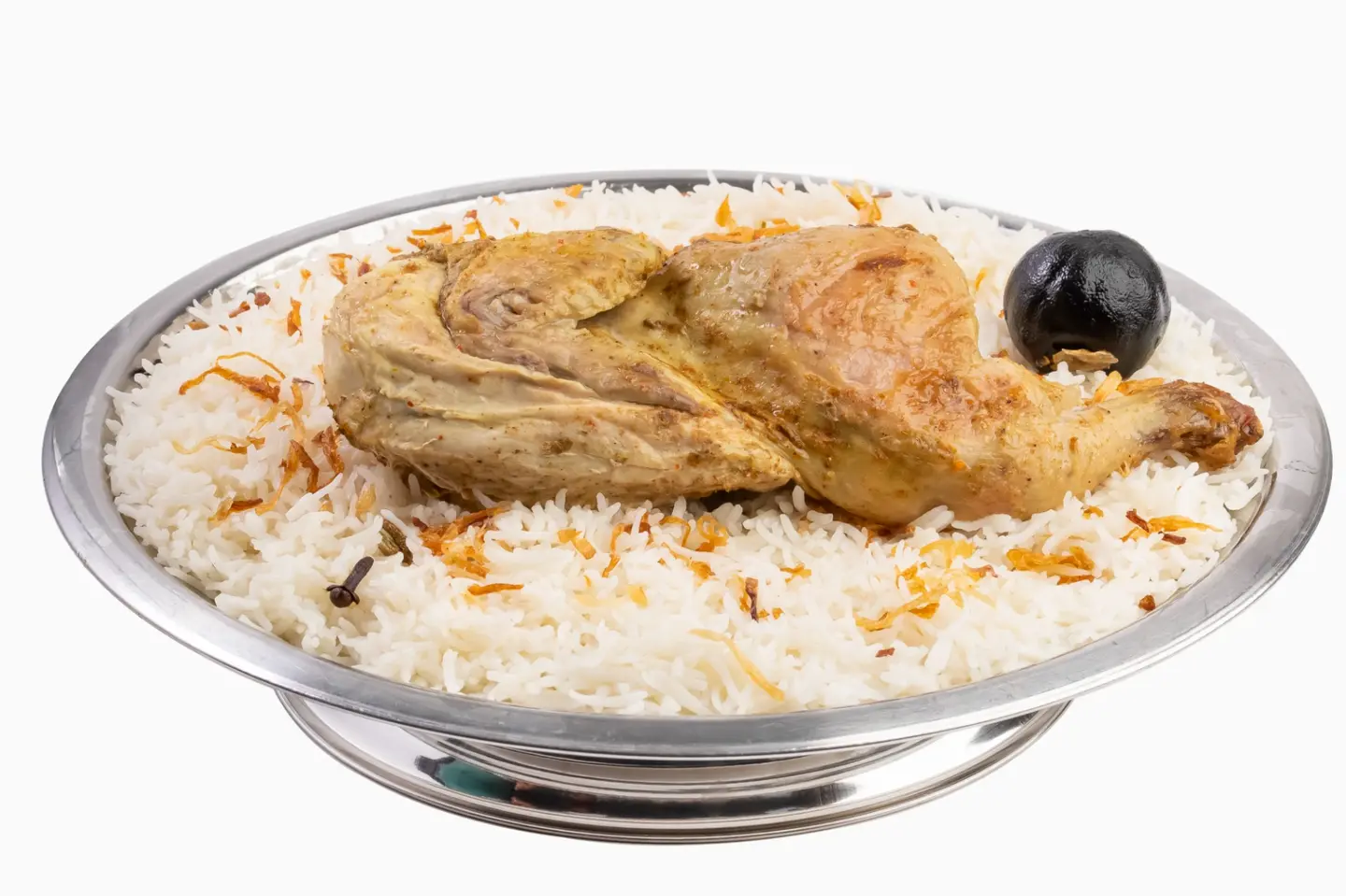 Whole Madfoon Chicken - Bashawri Rice