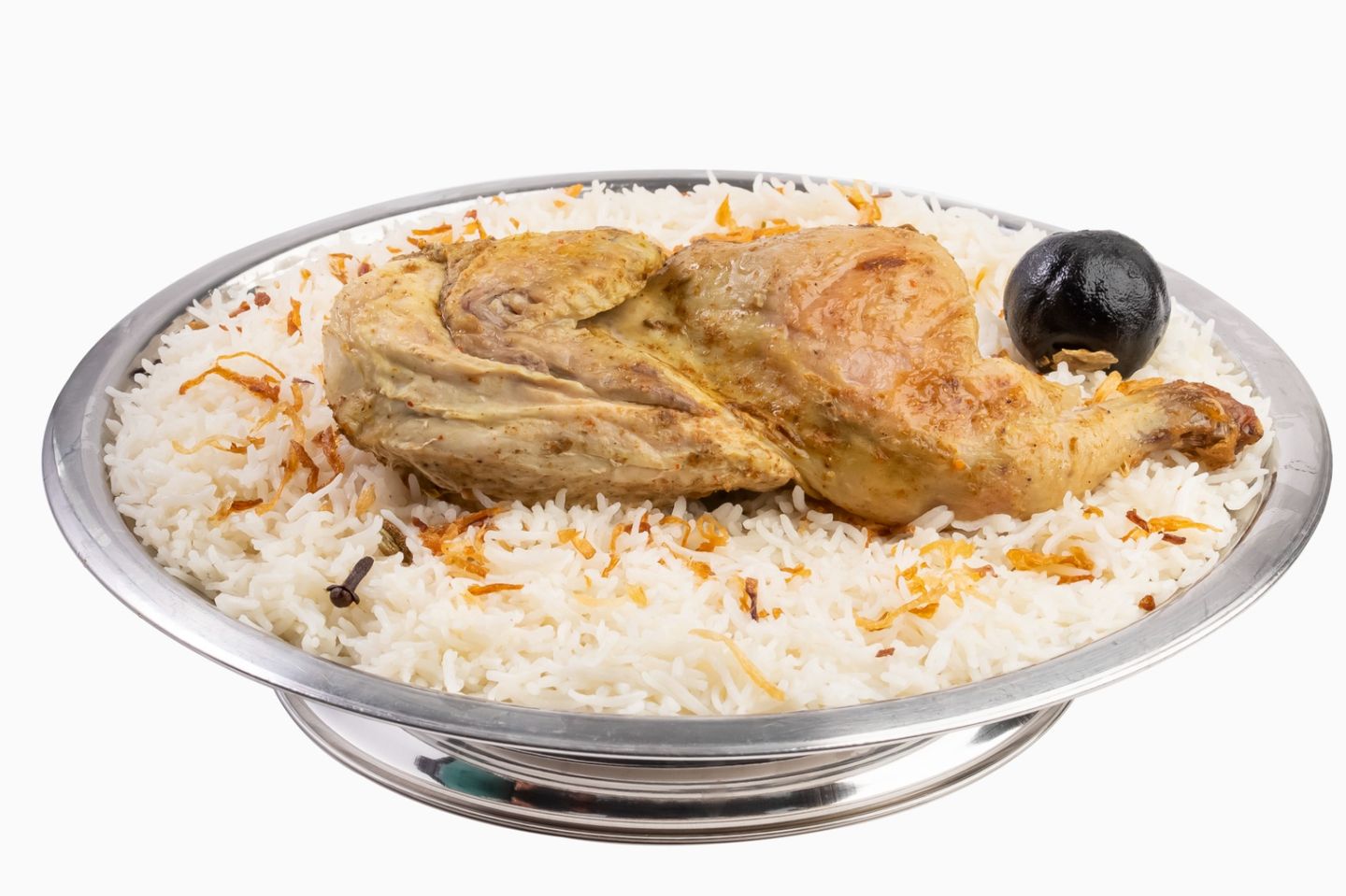 حبة دجاج مدفون - ارز بشاوري