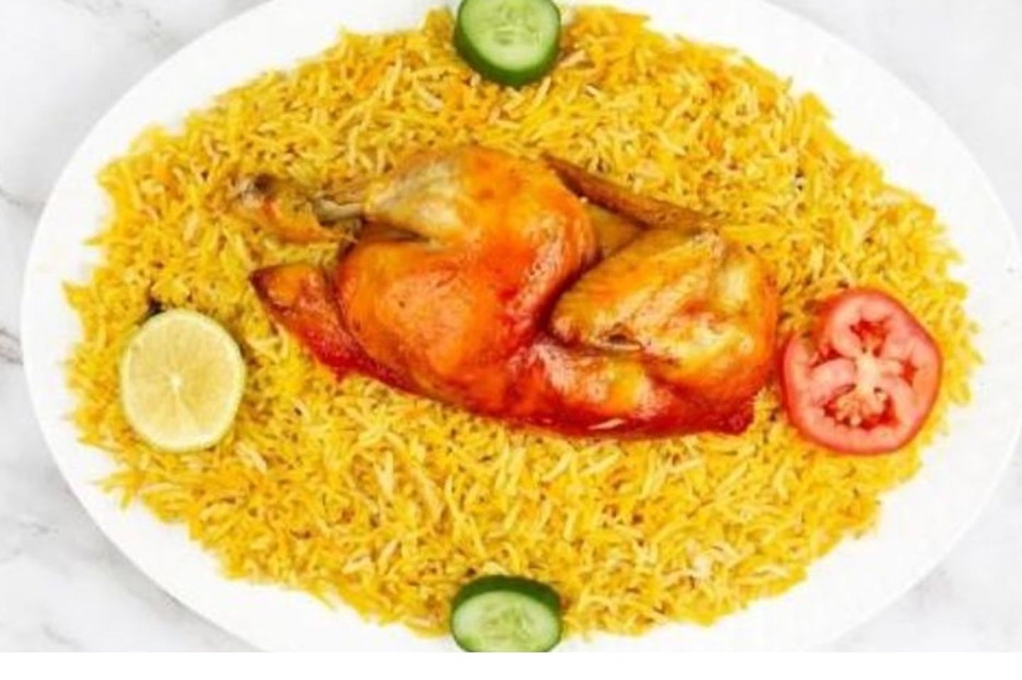دجاج مندي مع أرز - حبه دجاج مندي رزبشاور