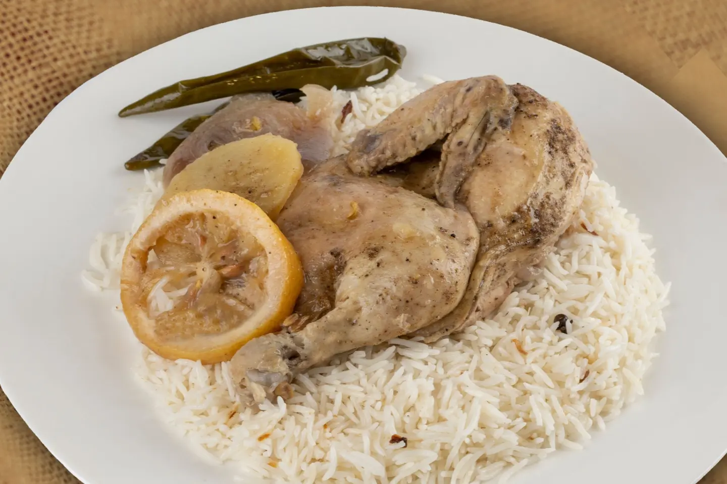 دجاج مدفون - نص حبة دجاج