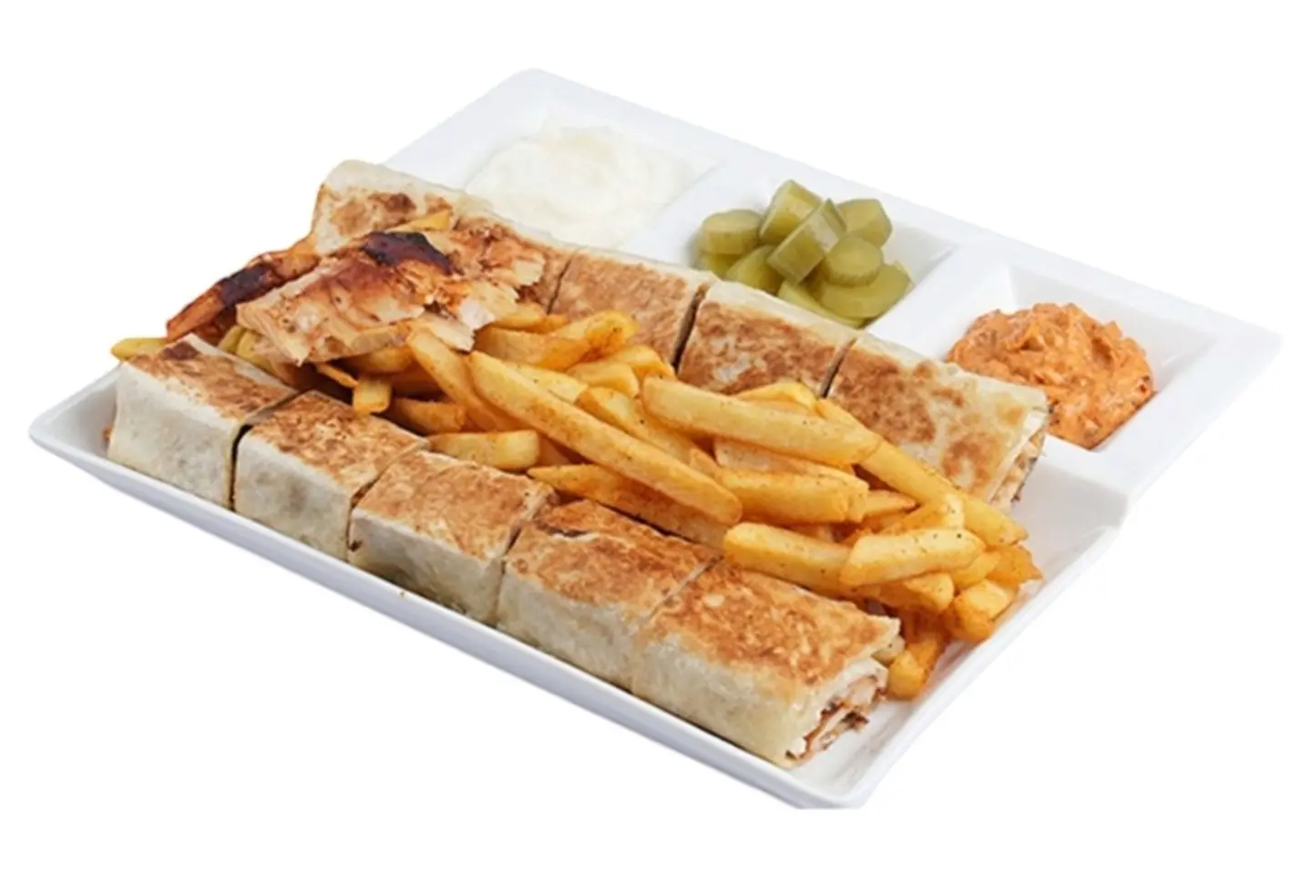 صحن شاورما عربي - صغير