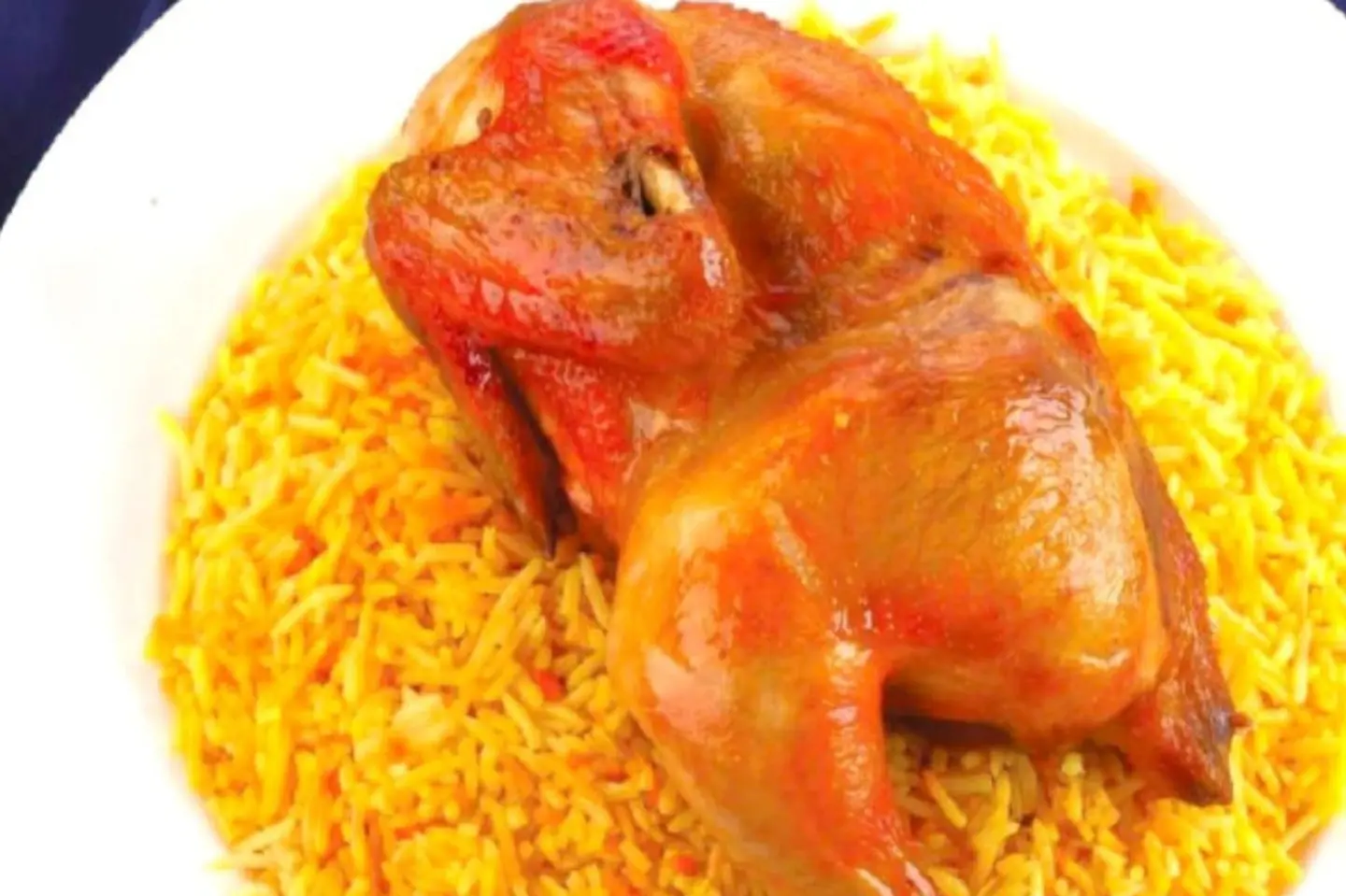 دجاج مندي أرز مندي - ربع حبة دجاج