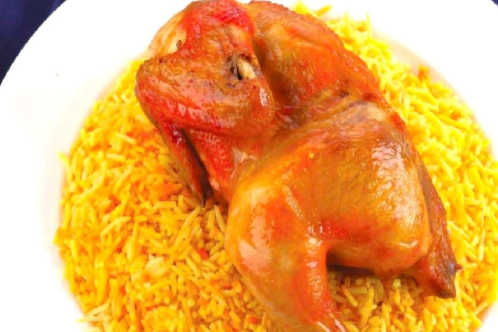 دجاج مندي أرز مندي - ربع حبة دجاج