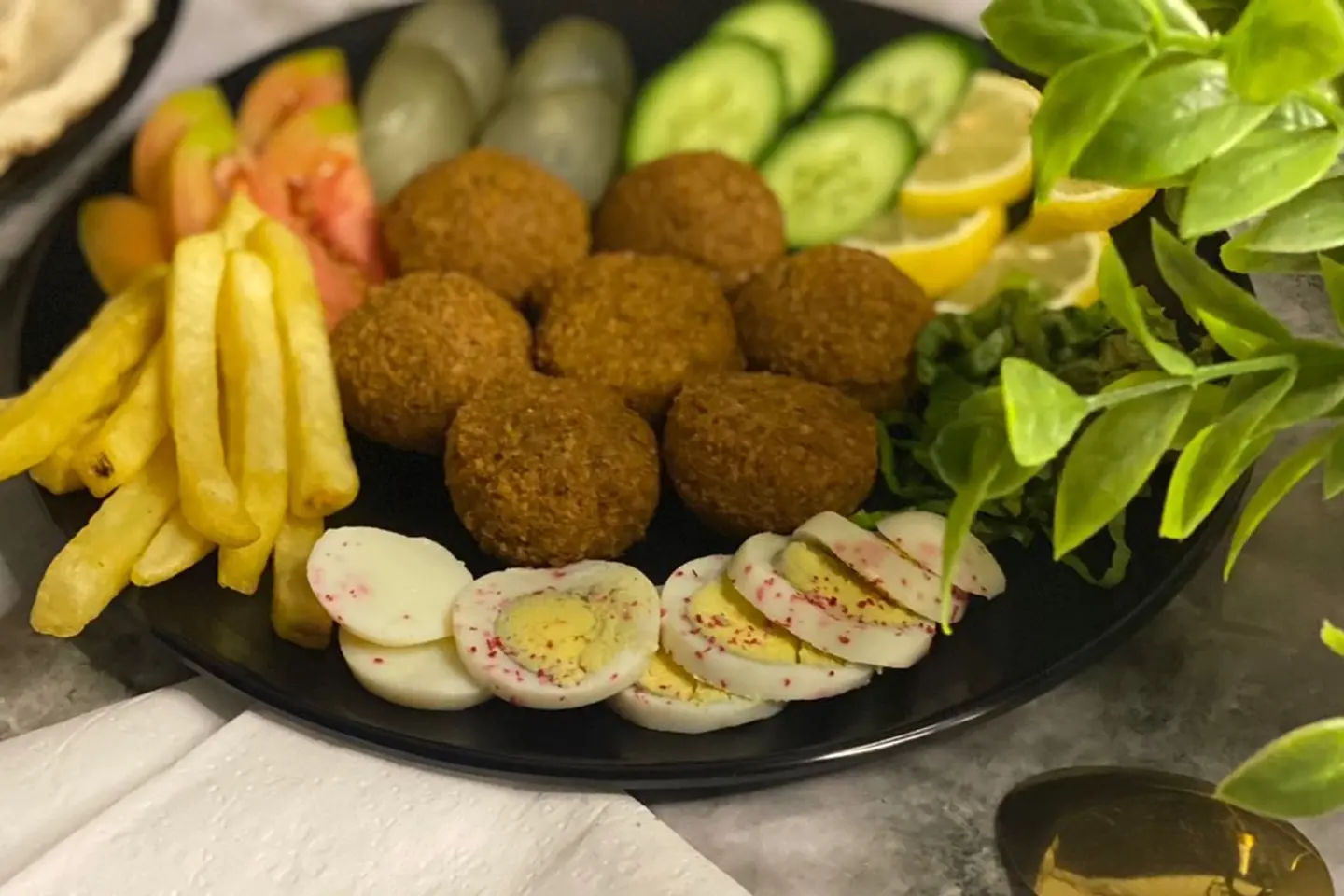 صحن فلافل - صغير