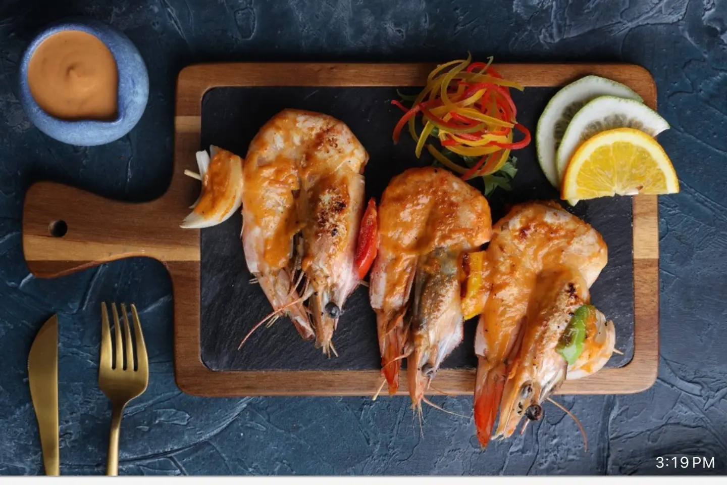 Grilled Small Shrimp With Our Fish Sauce - 250 Grams