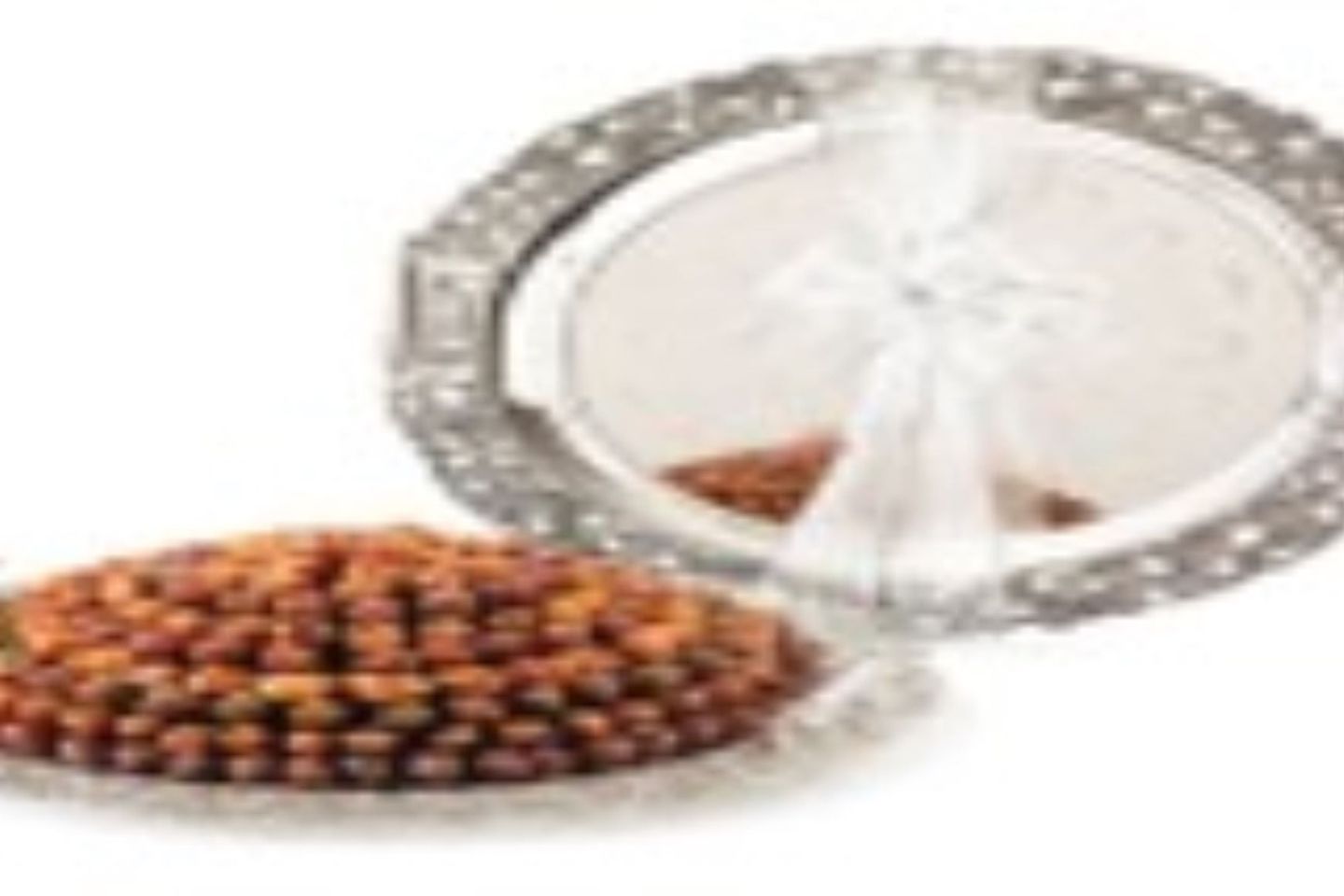Minerva Rnd Silver Tray Small - Large