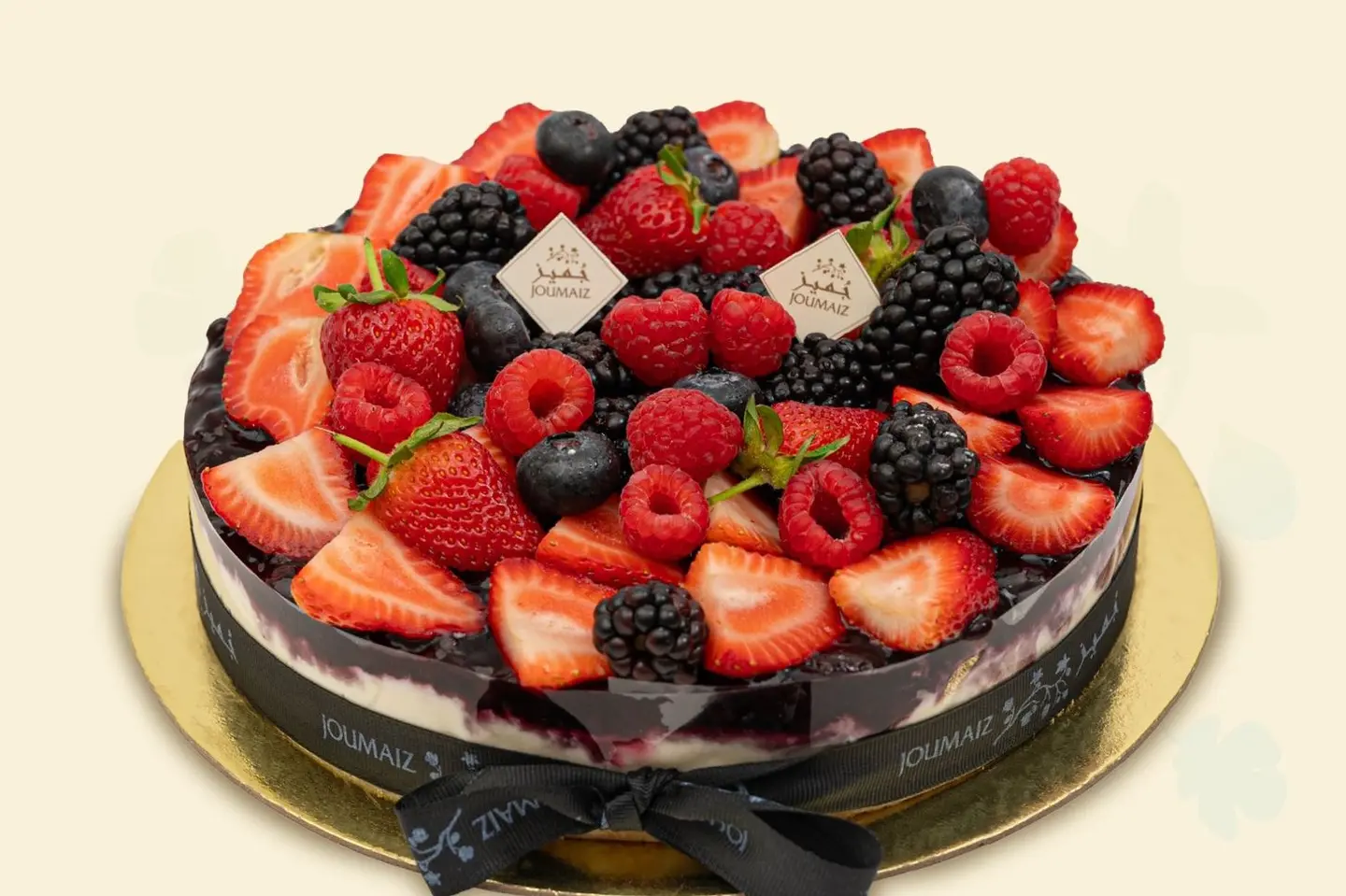 Cheesecake With Fruit Pieces - Template For 8 To 9 People