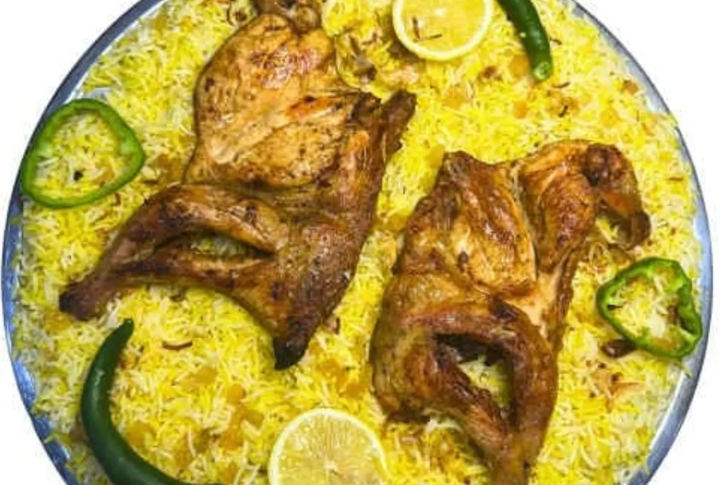 Madhbi Chicken With Mandi Rice - With Mandi Rice